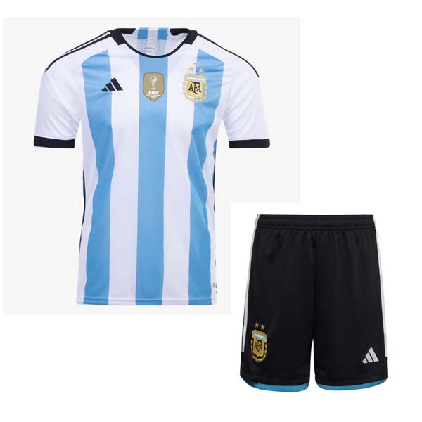 3 Estrellas Camiseta Argentina 1st Niño 2022